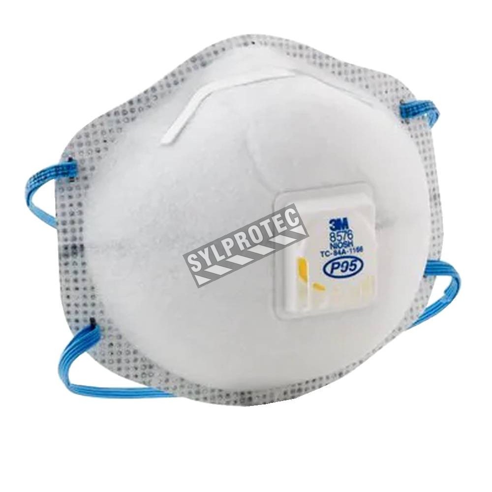 Masque respiratoire N100 avec soupape Cool Flow™ de 3M contre certaines  particules dangereuses. Vendu à l'unité.
