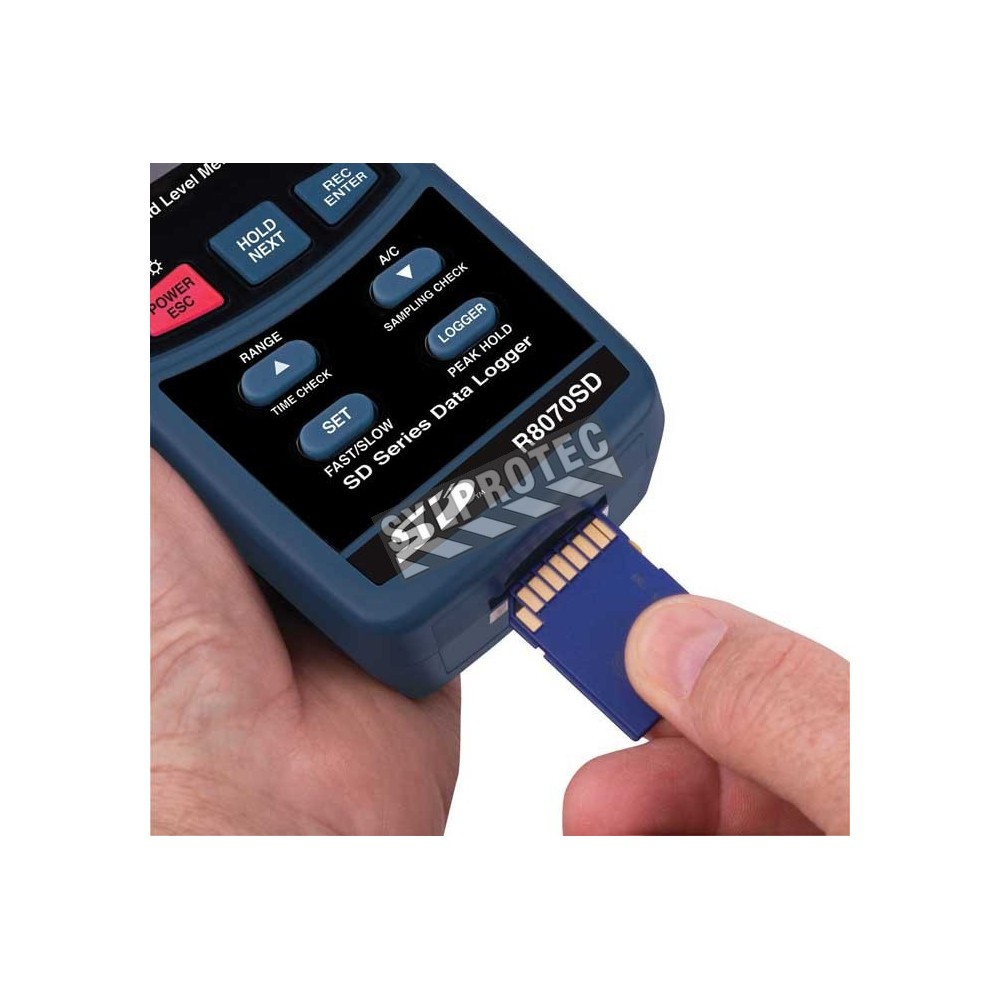 Decibel mètre Sonomètre professionnel avec affichage rétroéclairé  Enregistreur de sonomètre Mesures Env