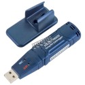 Temperature and humidity data logger with integrated USB port.