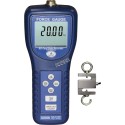 Force gauge/data logger to measure tension & compression. Capacity: 100kg. Includes a load cell sensor, 2m cable & tote bag.