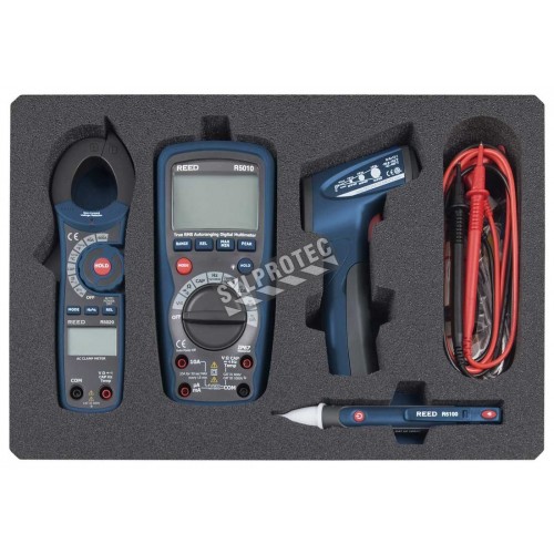 Industrial Combo Kit, include multimeter, clamp meter and others. 