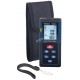 Ultrasonic distance meter measuring in imperial & metric. Range: 0.5 m to 16 m. Includes soft carrying case and 9V battery.