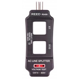 Line spliter, provides safe measurements of current without the need to separate conductors.
