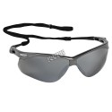 Jackson Safety Nemesis protective eyewear with anti-fog treated gray polycarbonate lenses ideal for outside work.