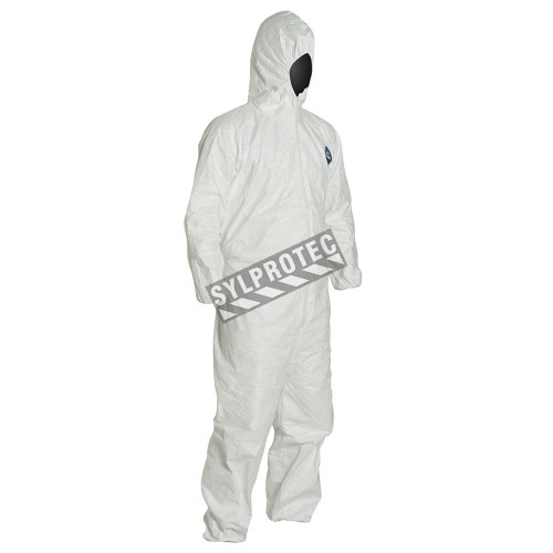 Disposable TYVEK 400 coveralls with hood, sold by unit