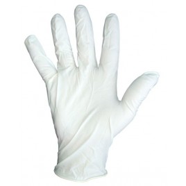 Latex gloves of a thickness of 5 mils without powder. AQL 1.5. Size: S (7) to XL (10). Sold per box, 100 units/box.