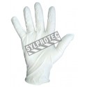 Latex gloves of a thickness of 5 mils without powder. Size: S (7) to XL (10). Sold per box, 100 units/box.