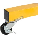 Caster for expandable safety barrier EPT999