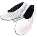 Couvre chaussure blanc en microporous avec antidérapant, boite de 300 unités