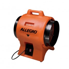 Allegro 12" diameter axial fan with molded polyethylene shell without ducting