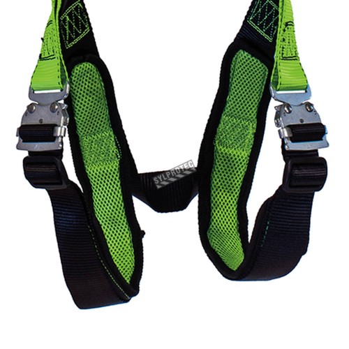 Peakworks PeakPro safety harness, 1 back and 1 front D-rings, quick release buckles, class A &amp; L