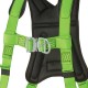 Peakworks PeakPro safety harness, 1 back and 1 front D-rings, quick release buckles, class A & L