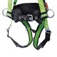 Peakworks Polyester Safety Harness Class A, P, 3 D Rings, Quick-Connect and padded lumbar support