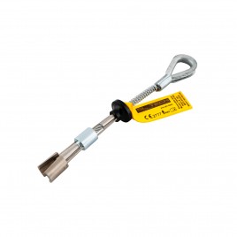 Reusable concrete anchorage connector for fall protection. This stainless steel anchorage connector supports 400 lb