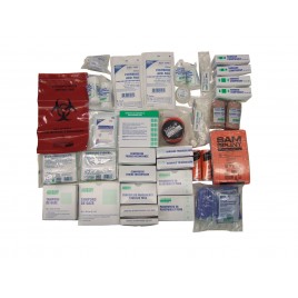 Refill content for TR02 first aid kit with a 16-types of item content