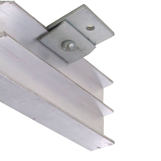 Extra durable ceiling fastener allows a closer mounting
