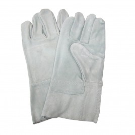 Welder gloves with 4 in. cuffs, large