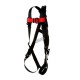 Protectra Class A Harness, Pass-Thru buckles, size M/L, grommeted leg straps on thighs