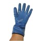 Cotton flannel nitrile gloves with hand roughened finish, 11" long. Sold by pair, choice of sizes.