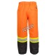 Pantalon Viking Professional Journeyman 300D orange haute visibilité, bandes argentées et jaunes, conforme à la CSA (S à 5XL)