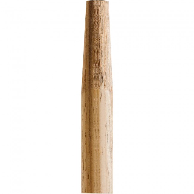 Wooden handle, tapered tip, 1-1/8" diameter, 60" long, sold by unit
