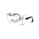 Lunette de sécurité OX pour protection oculaire par-dessus des lunettes de prescription par 3M. Lentille de polycarbonate clair.