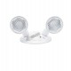 Double head remote spotlight with LED lamps, 6V to 12V, 3W.