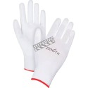 White Zenith economy glove, light polyurethane coating, sold by the pair (6 to 2X large)