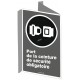 Affiche CDN « Port de la ceinture de sécurité obligatoire » en français: langues, formats & matériaux divers + options