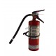 Fire extinguisher hose strap for 3/8 in diameter hose 5 lb