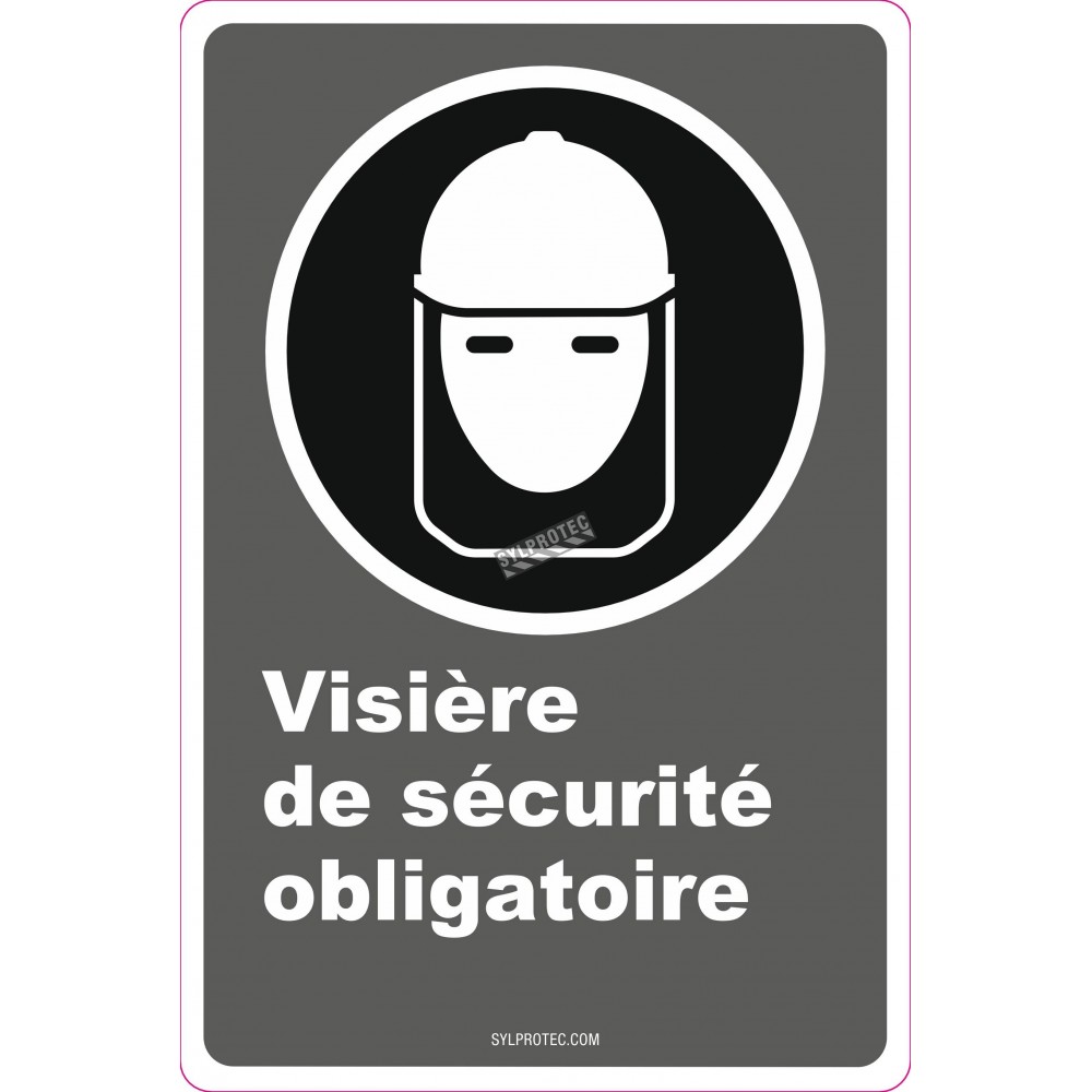 Affiche de sécurité aux normes CSA bilingue: Toilettes hommes femmes