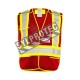 Traffic jacket, one size fits all, polyester, 5 pockets, detachable at 5 points, sold individually or in packs of 25
