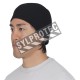 Acrylic beanie, black, one size fits all, made in China, sold individually
