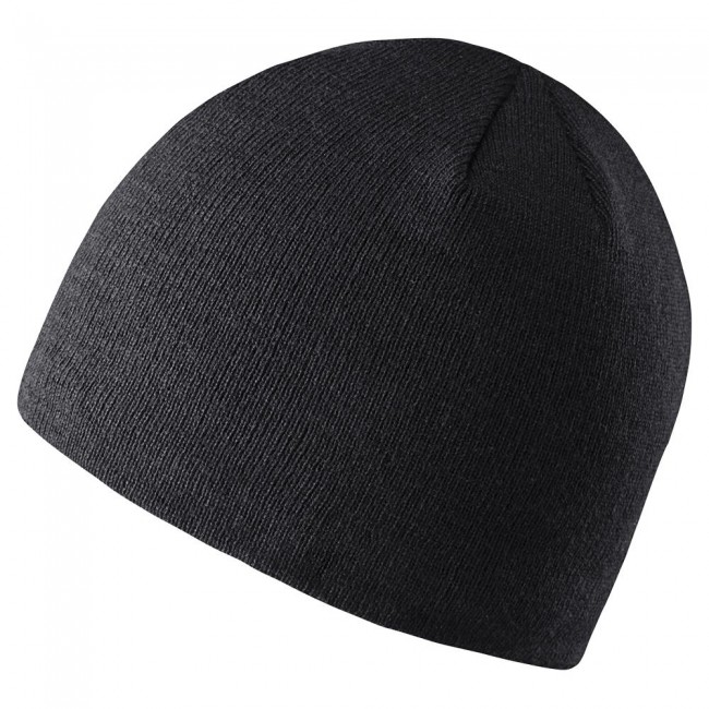 Acrylic beanie, black, one size fits all, made in China, sold individually