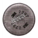 3M™ 2297 P100 filter with protection against harmful concentrations of organic vapors, sold by the pair