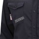 Safety shirt, FR-TECH 7 oz fireproof, navy blue size small to 4XL, Pioneer V2540440, model 7742, sold by unit