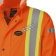 Manteau de sécurité orange, imperméable, ignifuge et de haute visibilité, modèle 5892 Pioneer Flame-Gard, grandeurs XS à 7XL