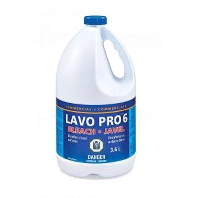 Disinfectant bleach 6%, containing 3.6 liters