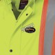 Waterproof, flame-retardant, high-visibility yellow safety coat, model 5894 Pioneer Flame-Gard, sizes XS to 4 XL