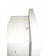 Cabinet semi-encastré pour extincteurs à poudre de 5 lbs, pré-peint en blanc