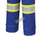 Women's 100% flame-resistant 7 oz , Pioneer 7704W royal blue safety coverall,ARC 2, with high-visibility reflective stripes