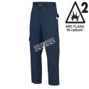Pioneer FR-tech 7 oz, Arc 2 rated, Model 7762, navy blue flame-retardant cargo pants offer in various sizes