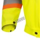 Manteau de sécurité routière Pioneer jaune haute visibilité pour femme classe 2, niveau 2, XS à 3XL