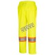 Pantalon de sécurité routière Pioneer jaune haute visibilité pour femme classe 2, niveau 2, XS à 3XL