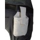 Denim fire pouch that holds a bottle of ABC powder (EX225)