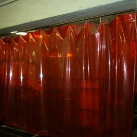 Materials for industrial curtains